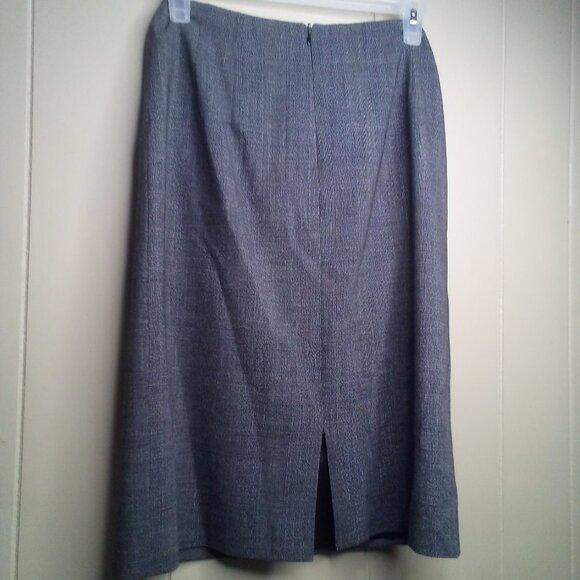 Jenne Maag Skirt S Career Straight Wool Blend Gray - Picture 5 of 13